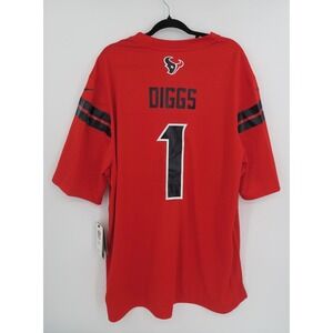Nike Stefon Diggs Houston Texans #1 Jersey Red NWT Men's XXL